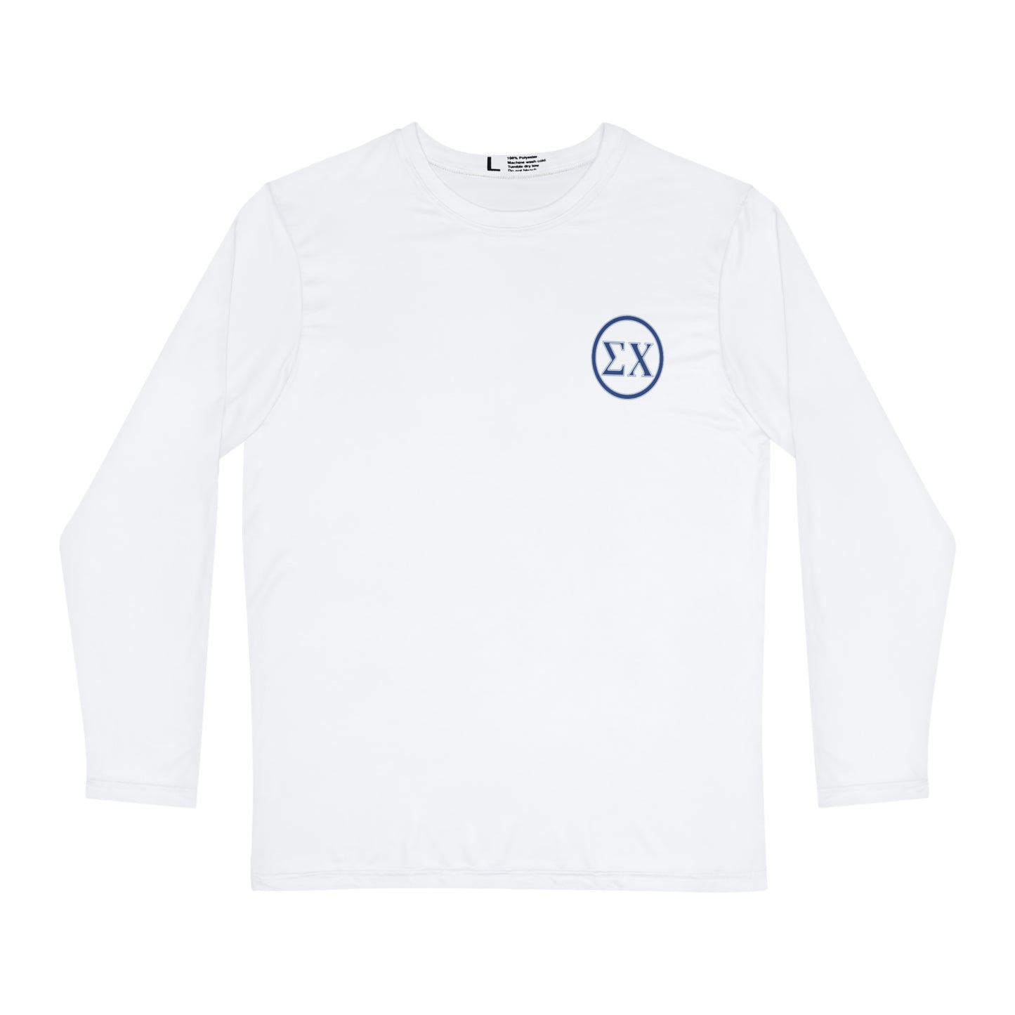 Sigma Chi Fishing – Retro Lodge Letters Long Sleeve Sun/Swim Shirt