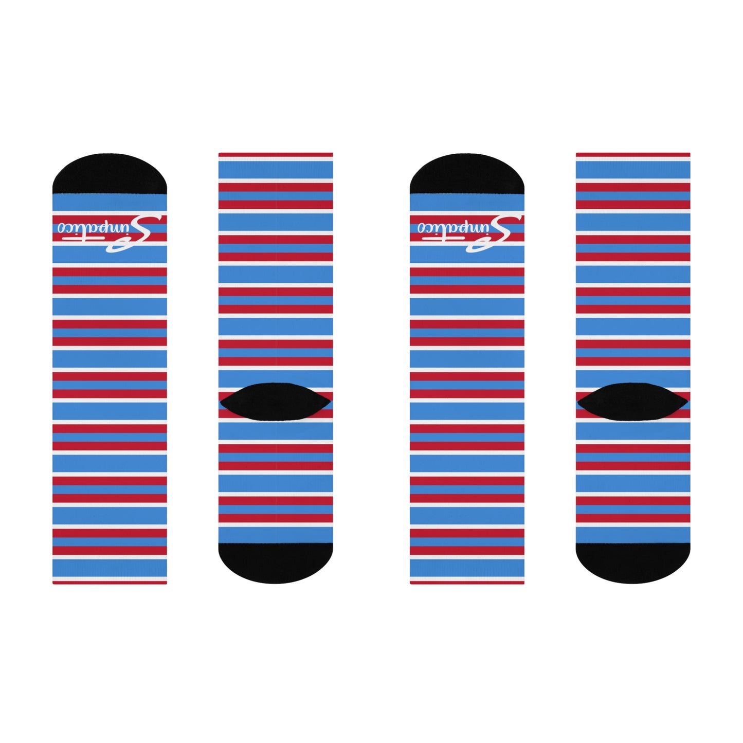 Luv Ya Blue Cushioned Crew Socks