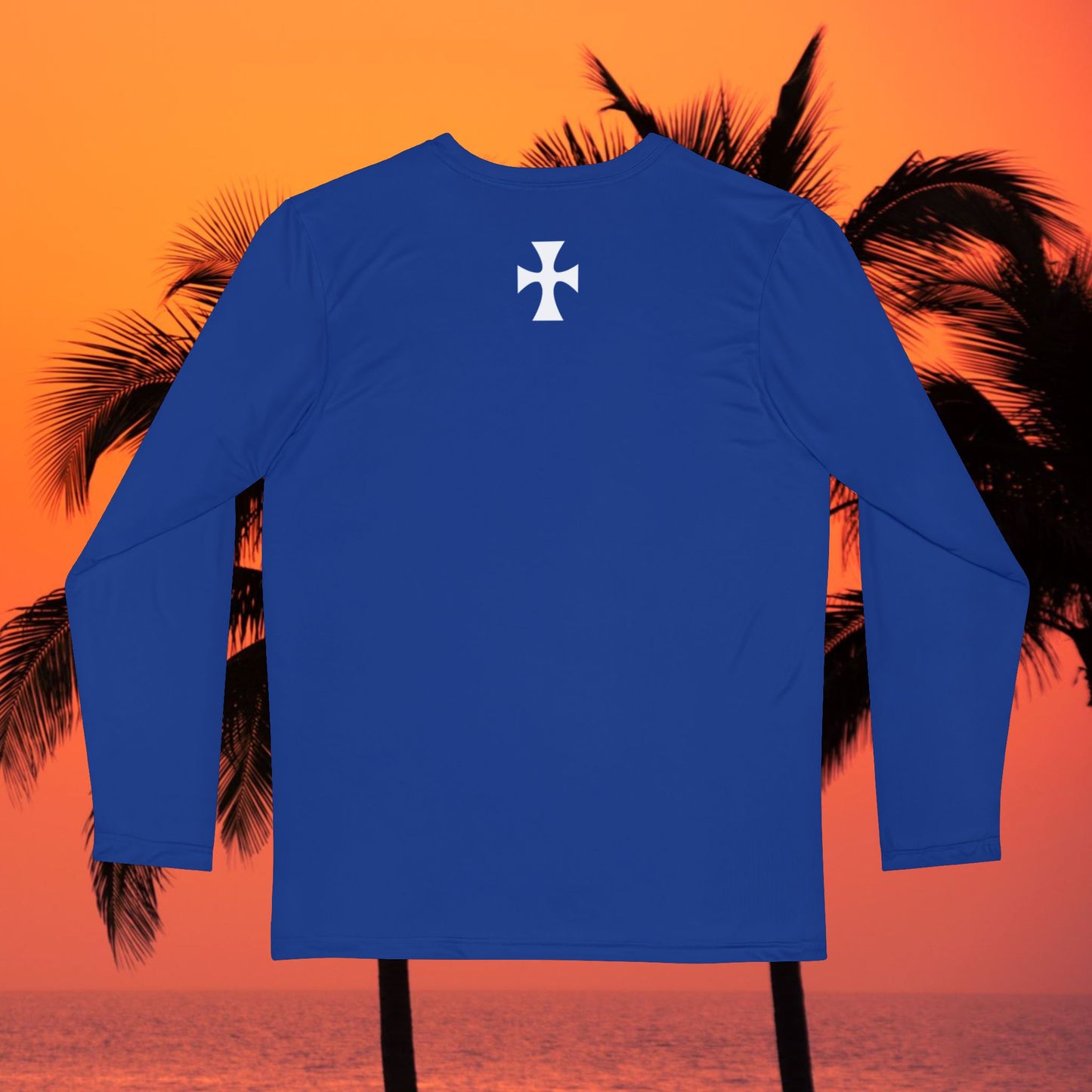 The Hinman – Blue - Sigma Chi letters Long Sleeve Active T-Shirt