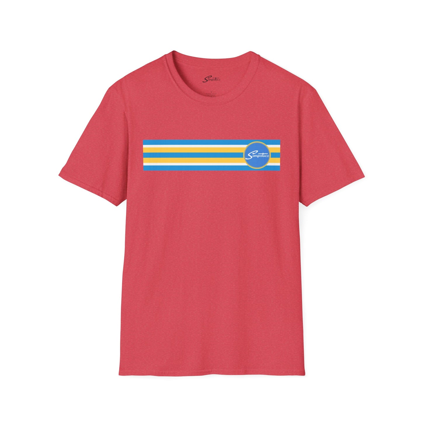 Simpatico High St Gold n Blue Stripe - T-Shirt