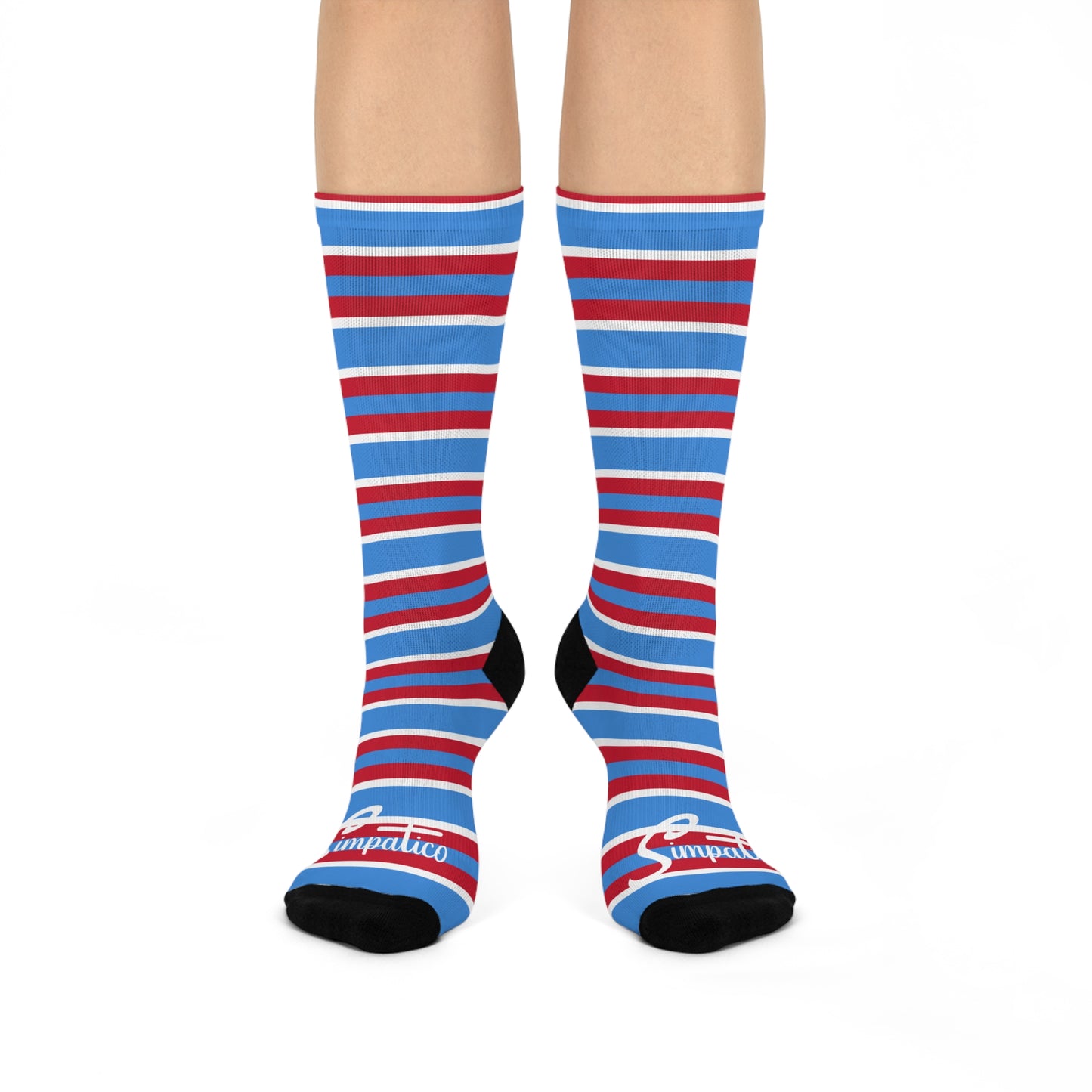 Luv Ya Blue Cushioned Crew Socks