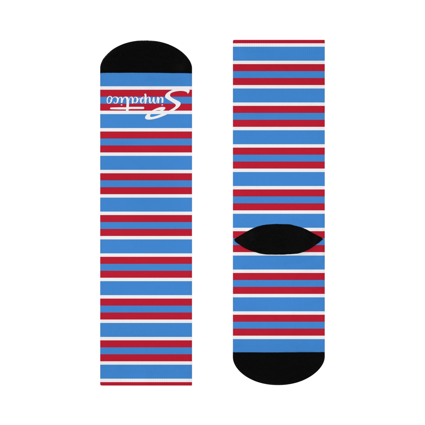 Luv Ya Blue Cushioned Crew Socks