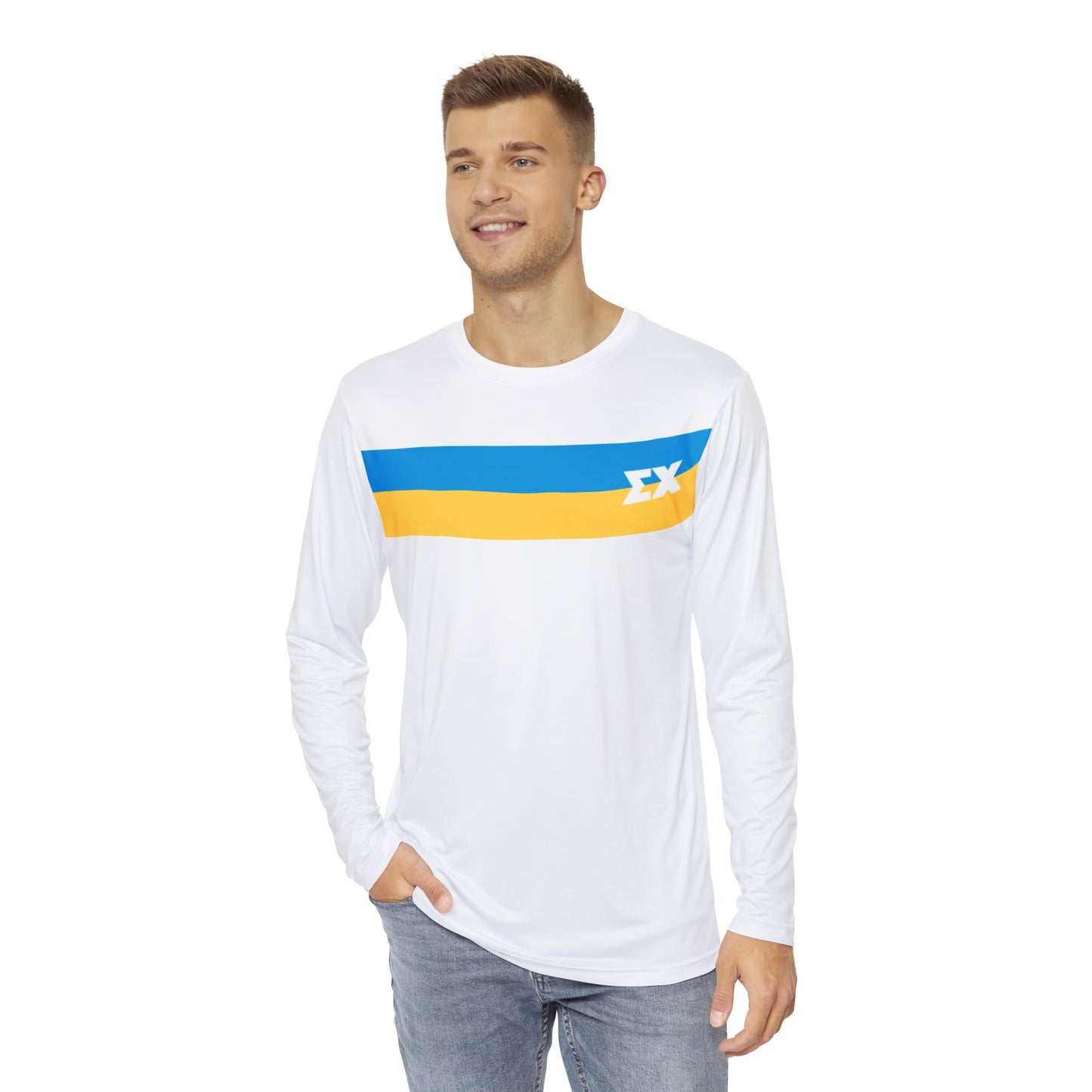 Sigma Chi Beach – ƩΧ B&G Stripe Long Sleeve Sun/Swim Shirt