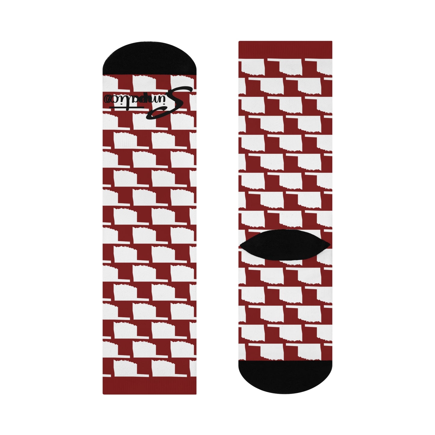 Norman Oklahoma - Cushioned Crew Socks