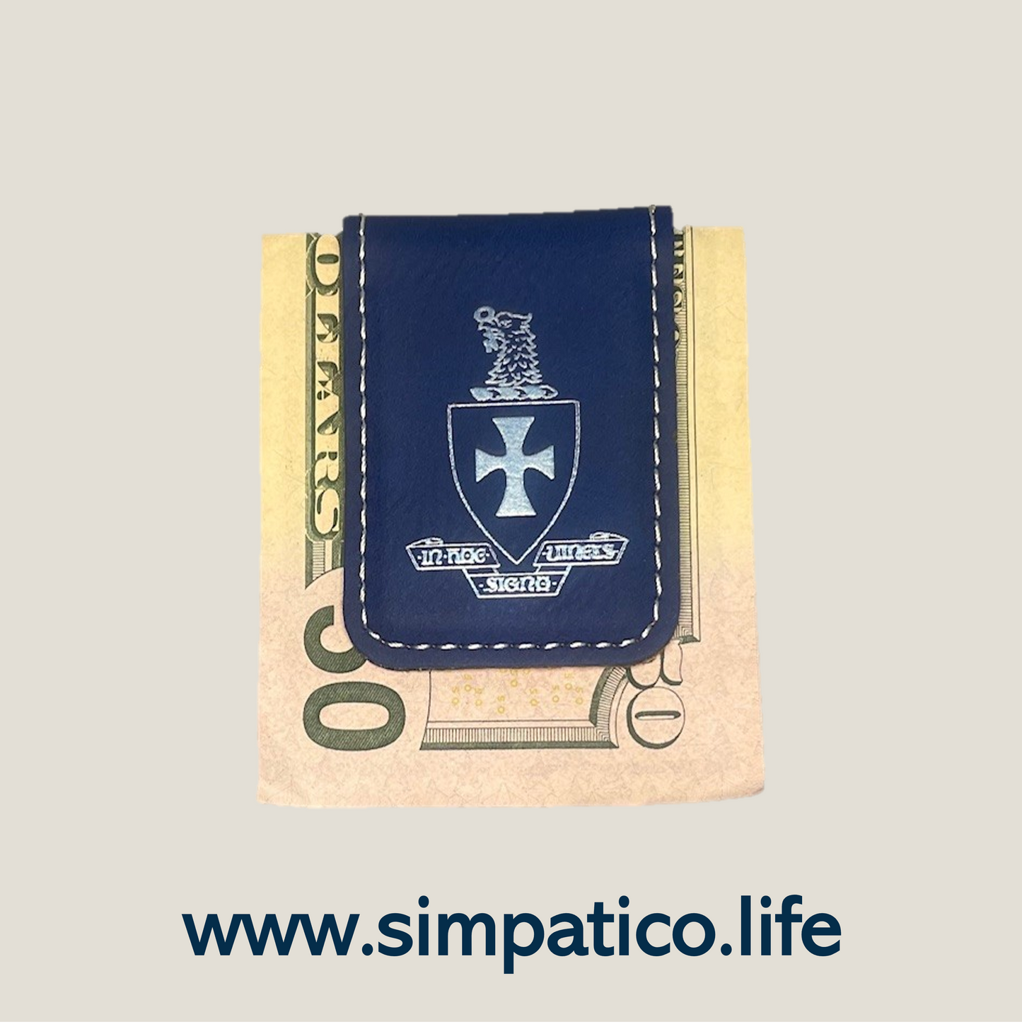 The Sigma Chi Crest Money Clip