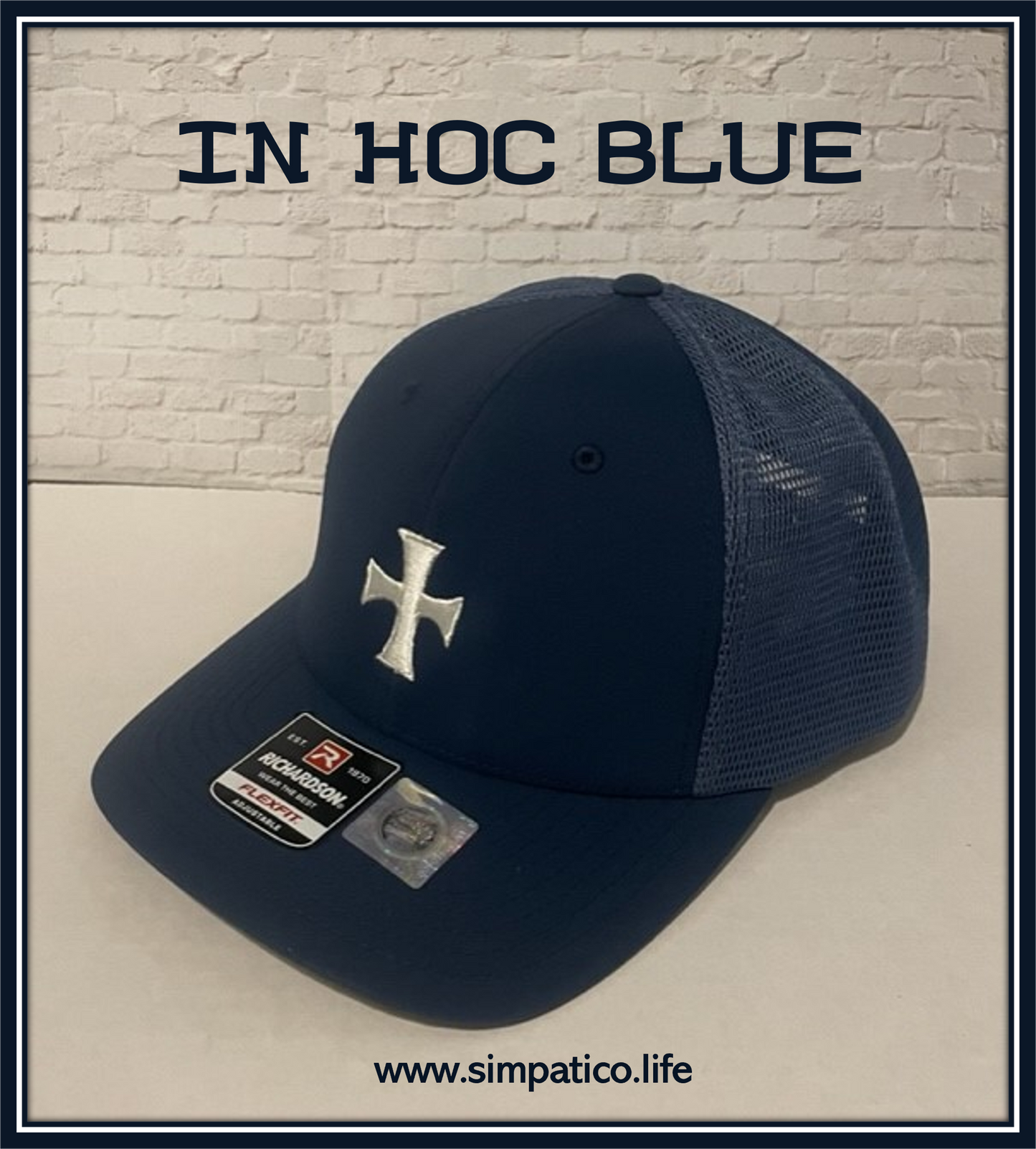 In Hoc Blue – Performance Trucker Hat