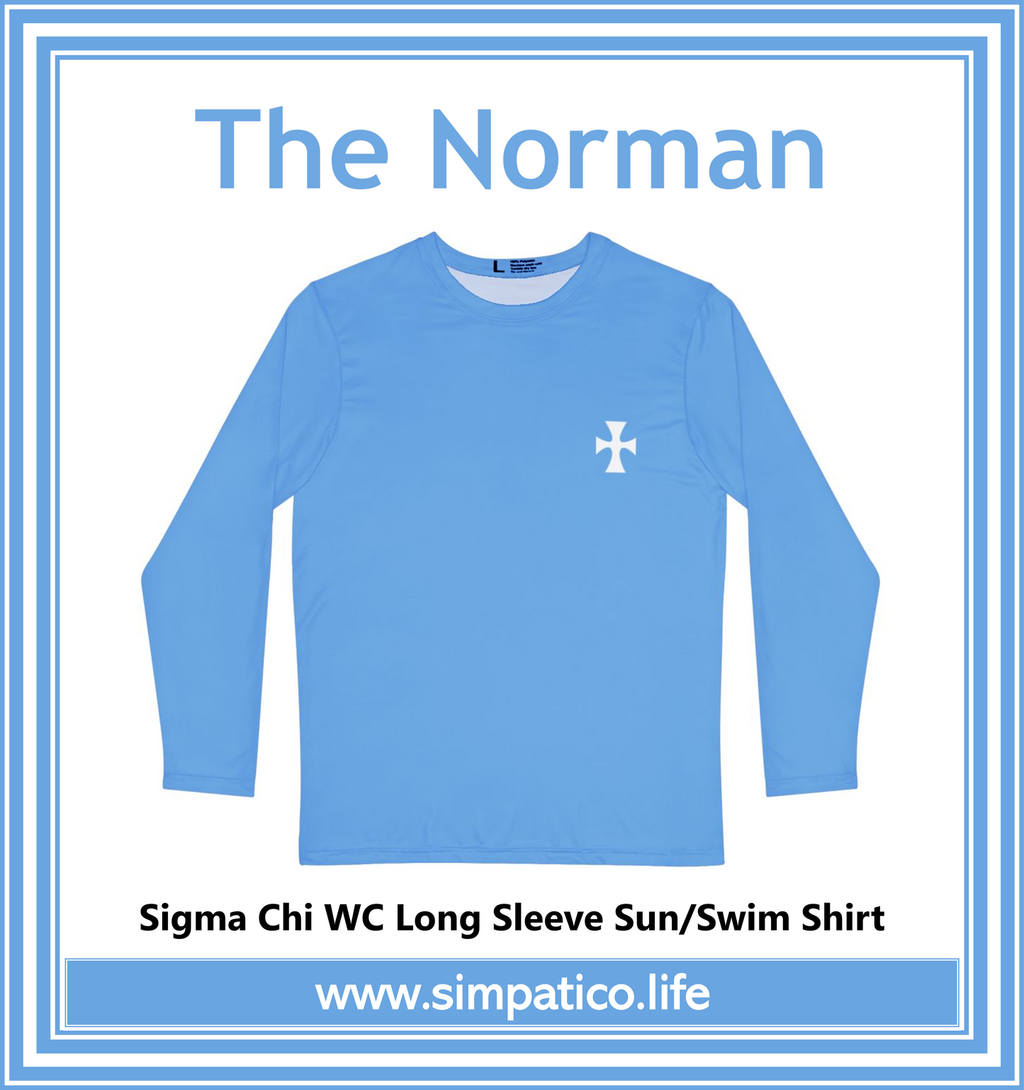 The Norman - WC Long Sleeve Sun/Swim T-Shirt
