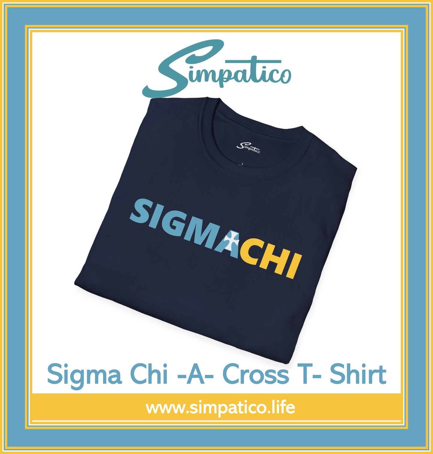 Sigma Chi - A- Cross T-Shirt