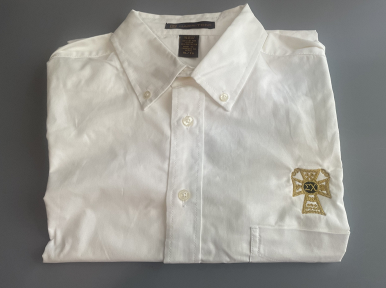 The Sigma Chi Badge Button Shirt