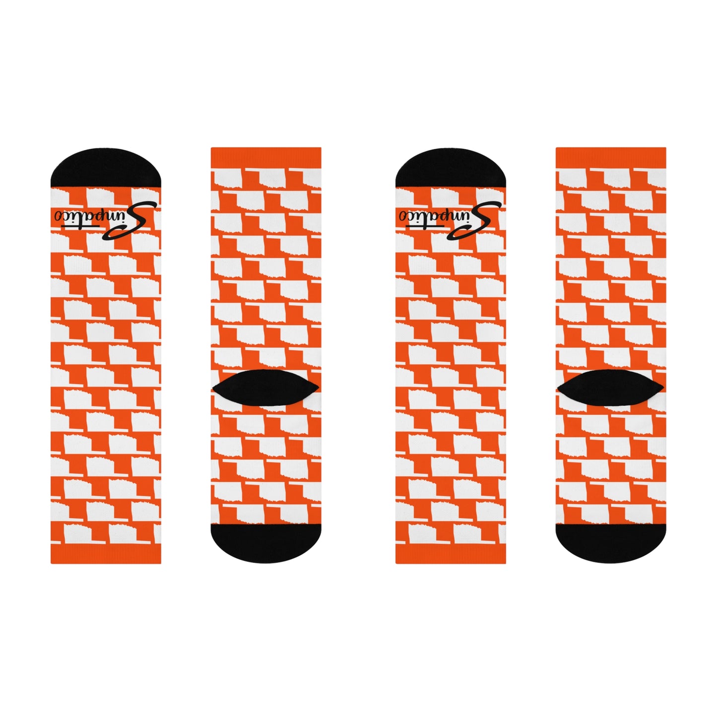 Stillwater Oklahoma Orange - Cushioned Crew Socks