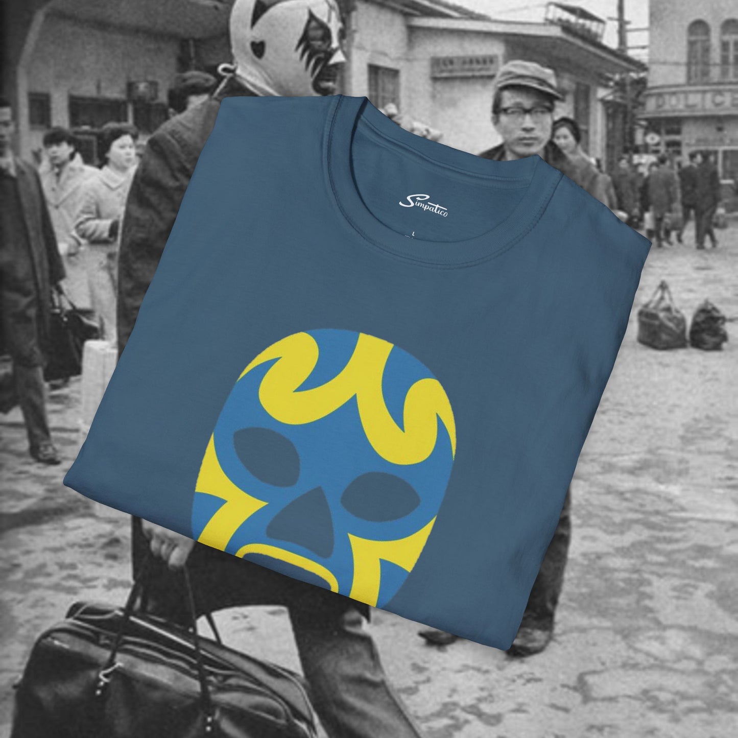 Luchador Azul – T-Shirt