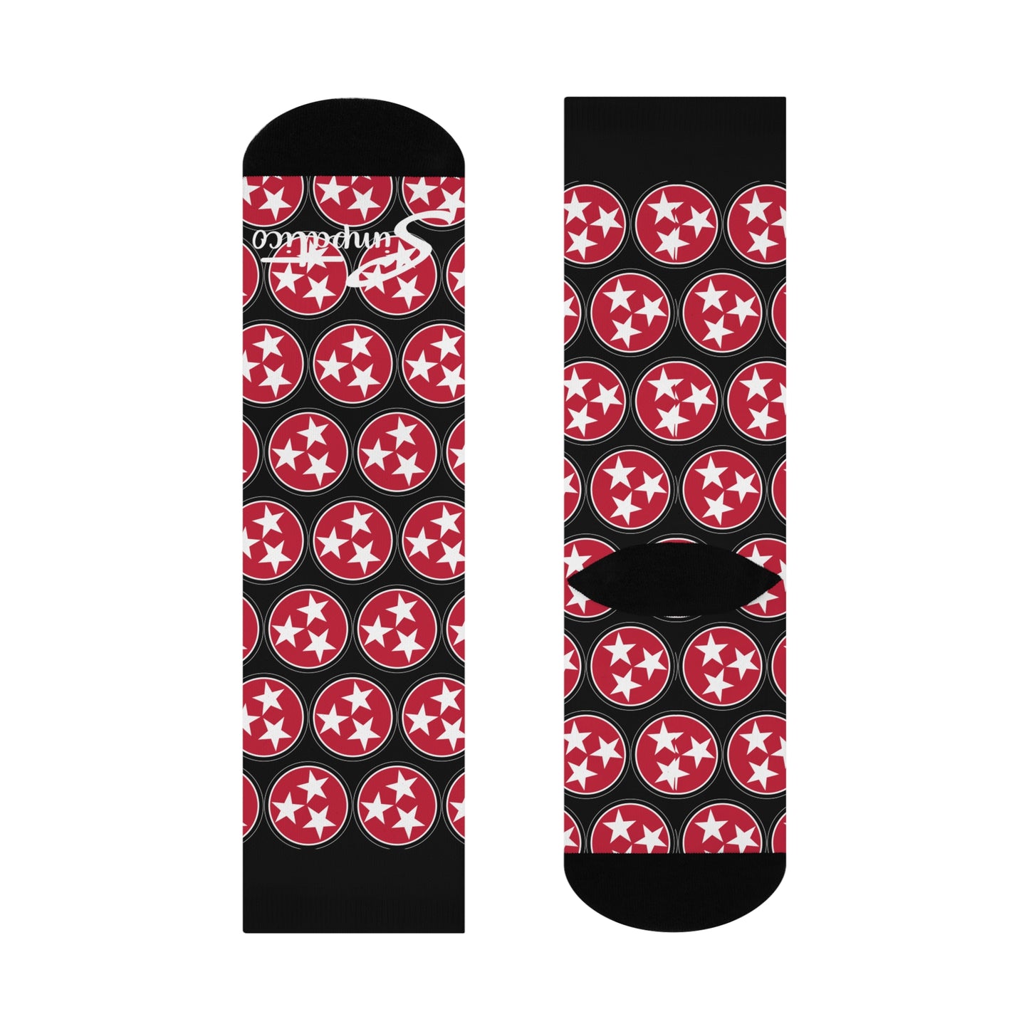 Clarksville Tennessee - Cushioned Crew Socks