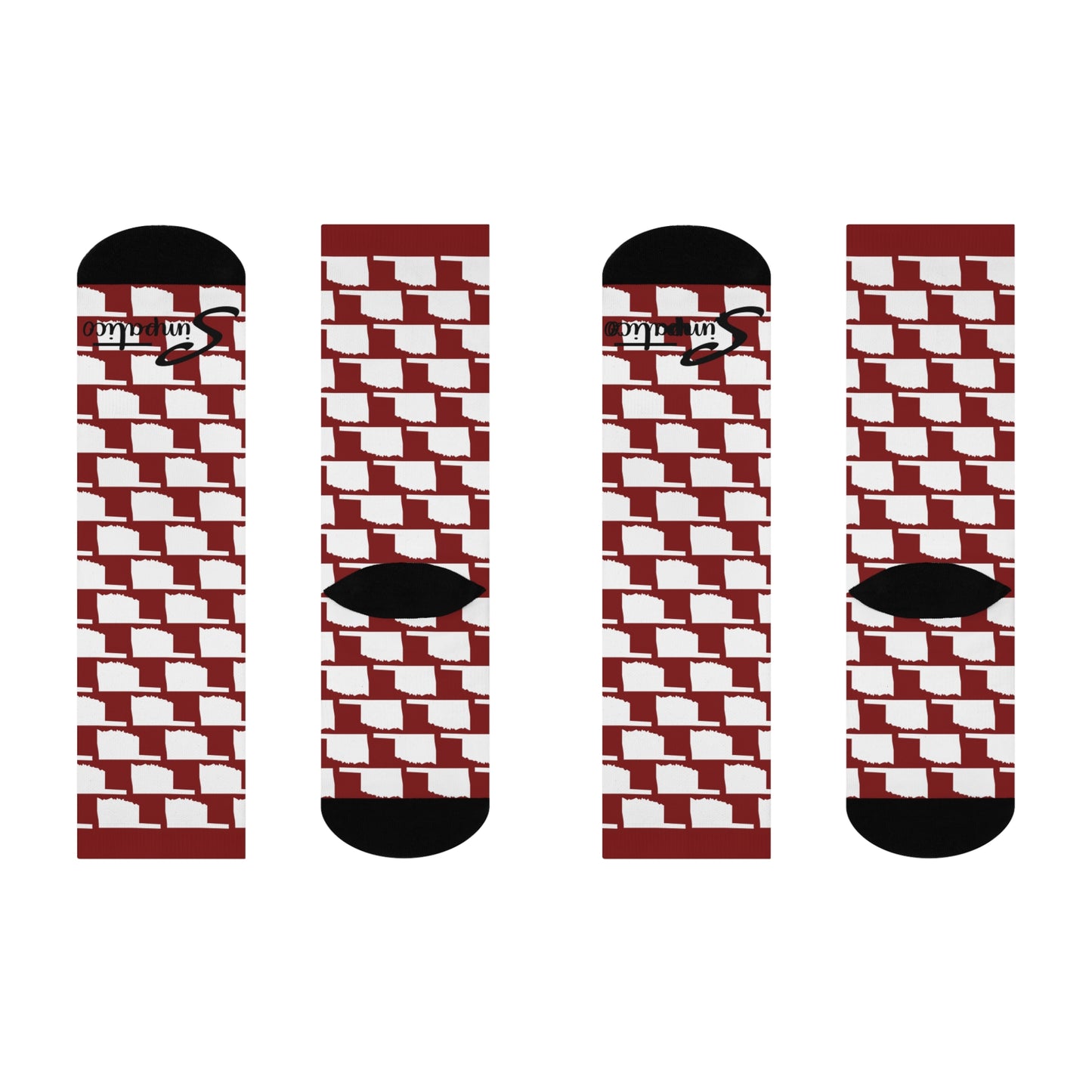 Norman Oklahoma - Cushioned Crew Socks