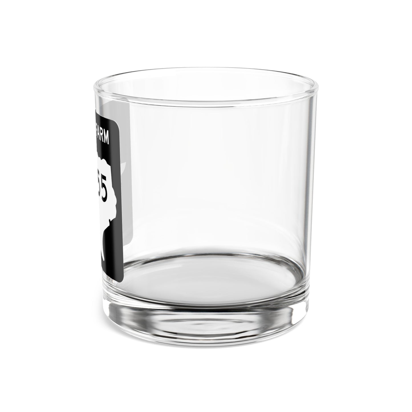 Texas FM 1855 - 10 oz Rock Glass