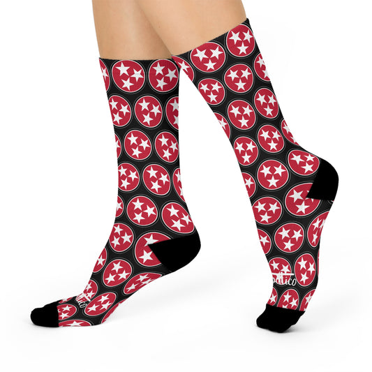 Clarksville Tennessee - Cushioned Crew Socks