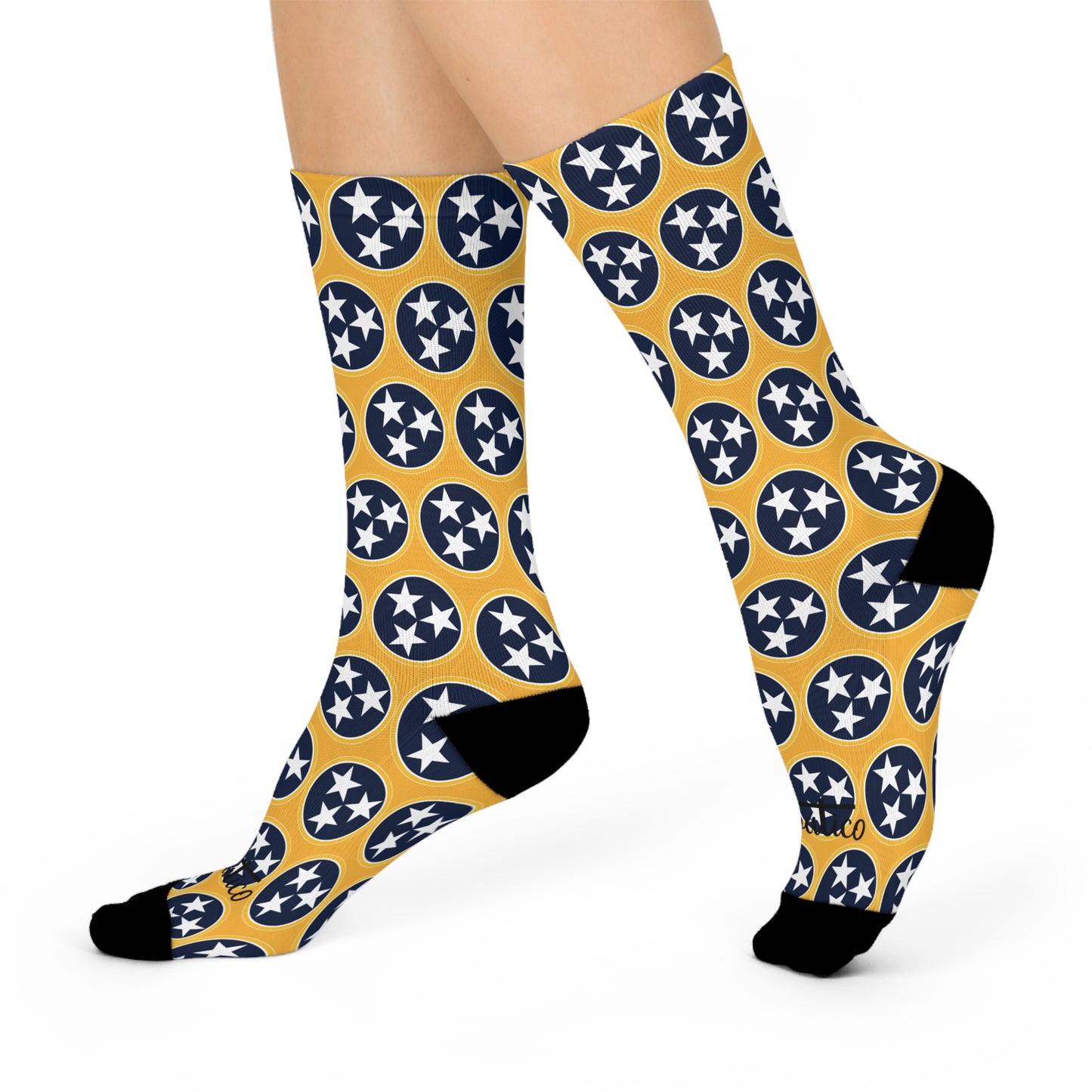 Chattanooga, Tennessee Volunteer - Cushioned Crew Socks