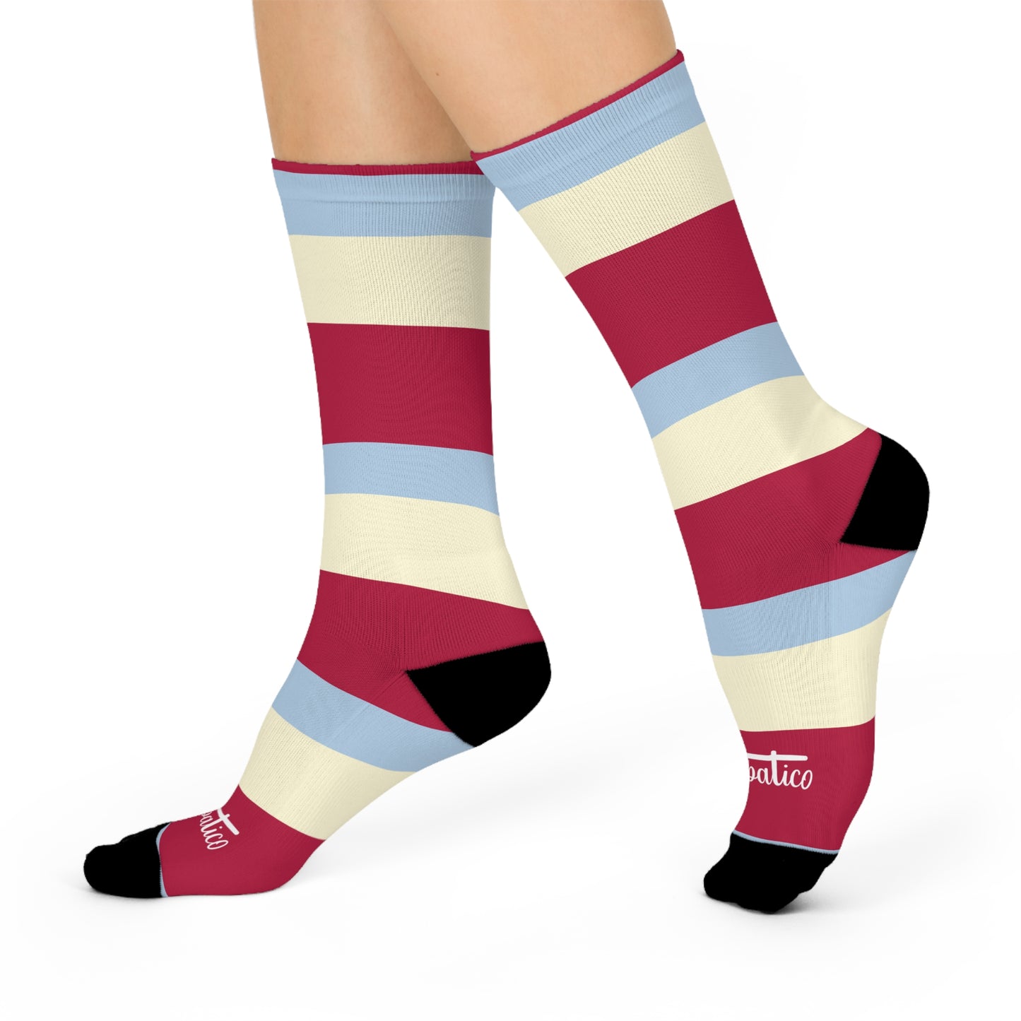 Creamy - Cushioned Crew Socks