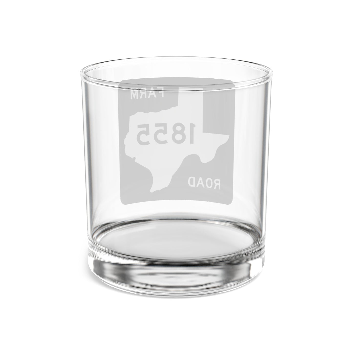 Texas FM 1855 - 10 oz Rock Glass