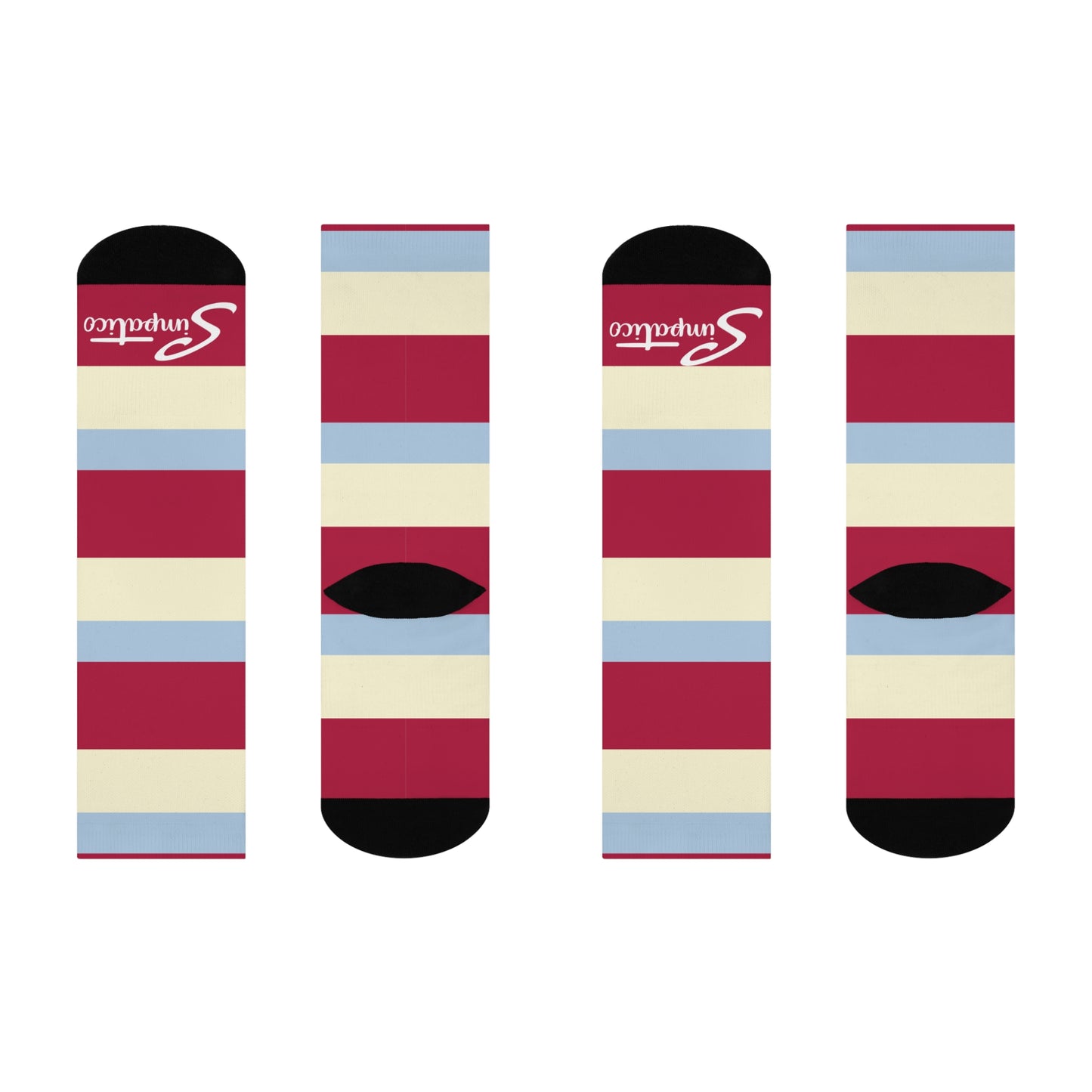 Creamy - Cushioned Crew Socks