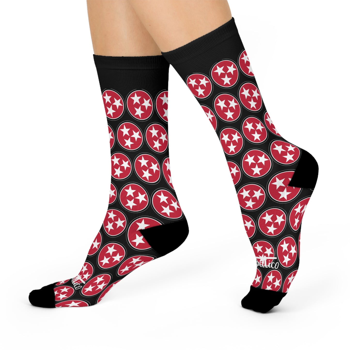 Clarksville Tennessee - Cushioned Crew Socks