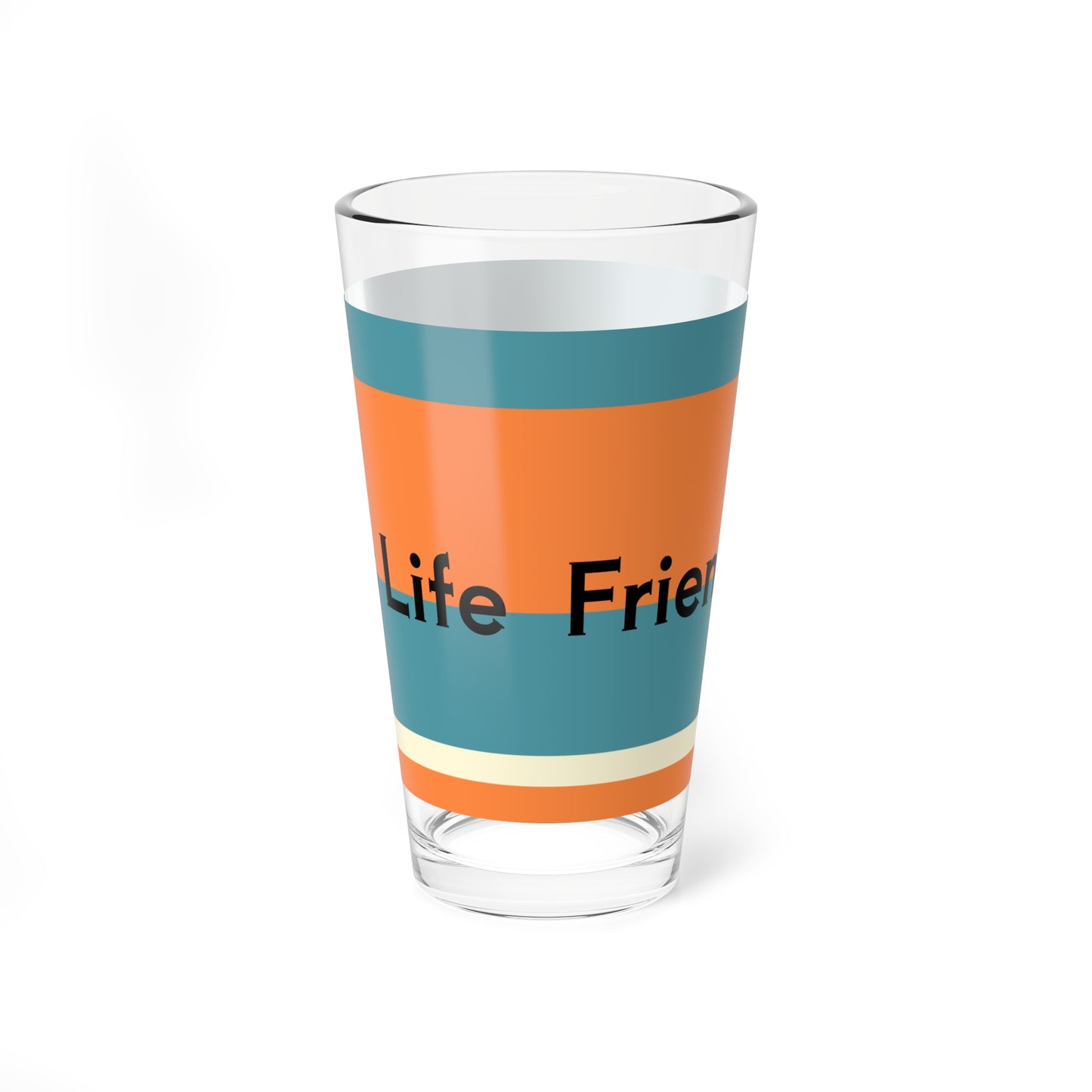 Friends Happiness Life – Simpatico Mixing Glass, 16oz