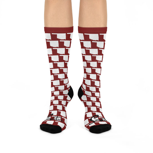 Norman Oklahoma - Cushioned Crew Socks
