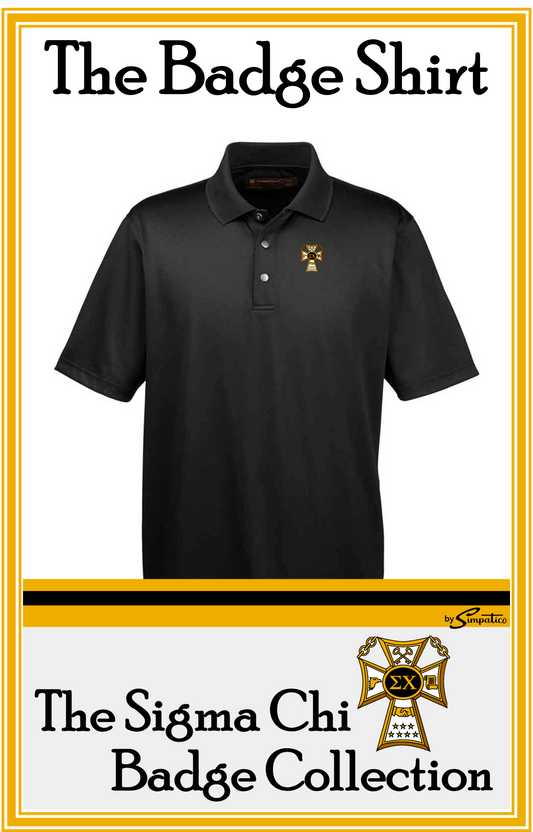 The Sigma Chi Badge Collar/Polo Shirt