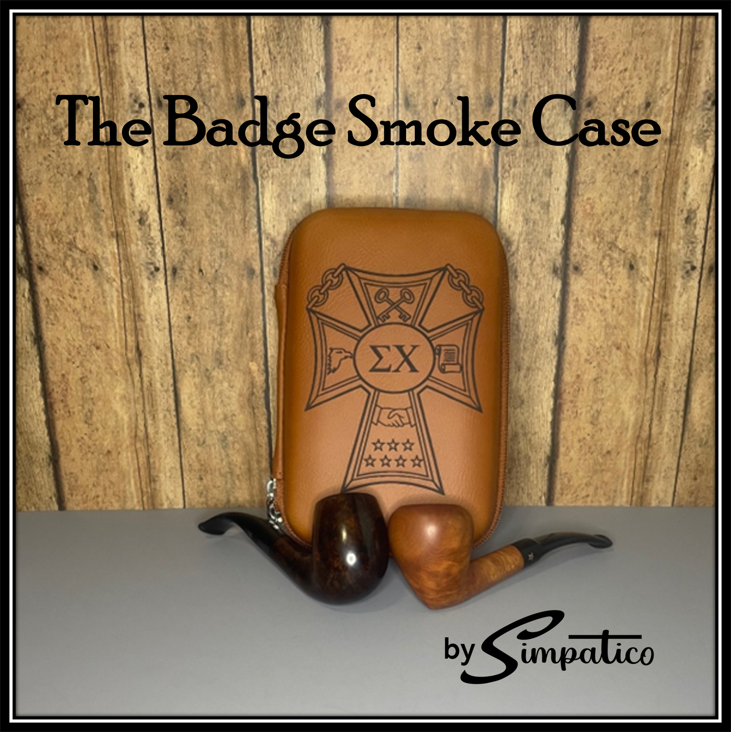The Sigma Chi Badge Smoke Case