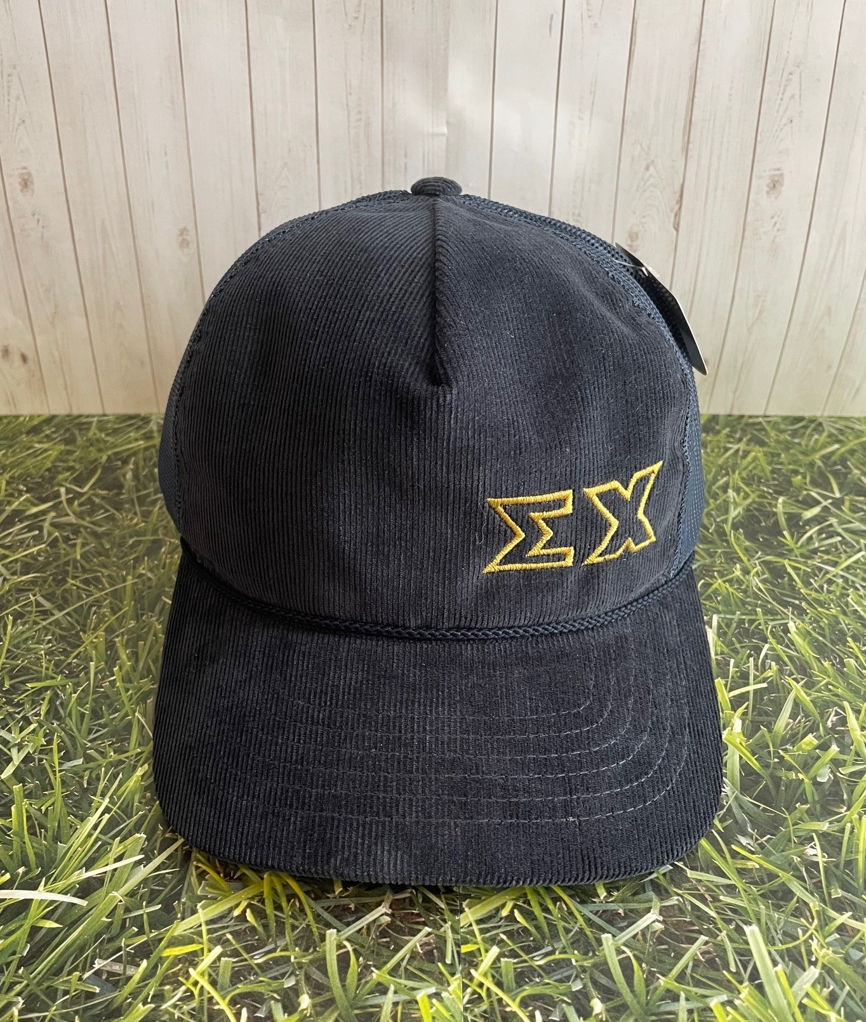 The Bobby – ΣΧ Corduroy Trucker Hat Navy