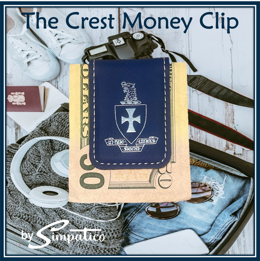The Sigma Chi Crest Money Clip