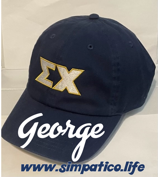 80's George ΣΧ - Unconstructed Hat Navy