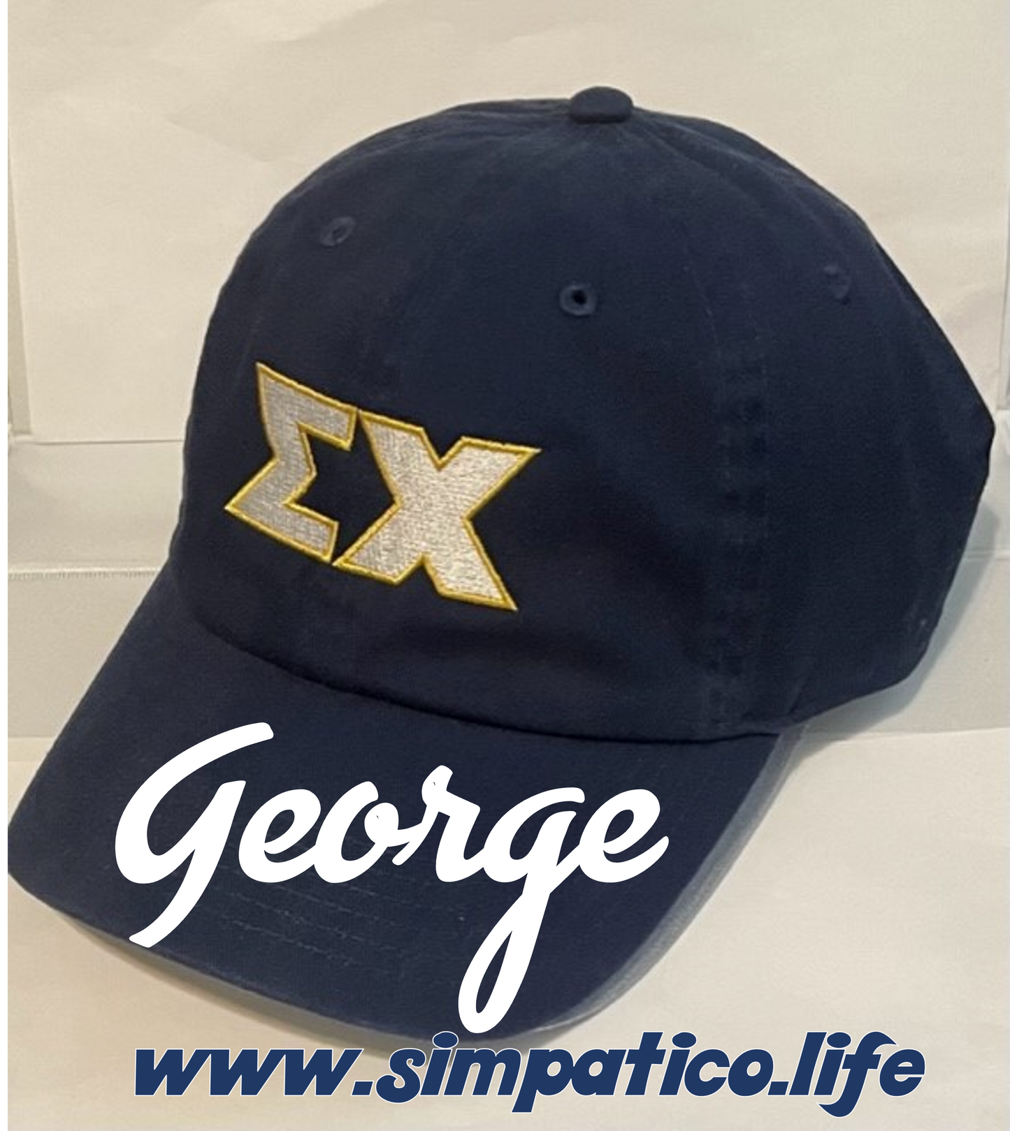 80's George ΣΧ - Unconstructed Hat Navy