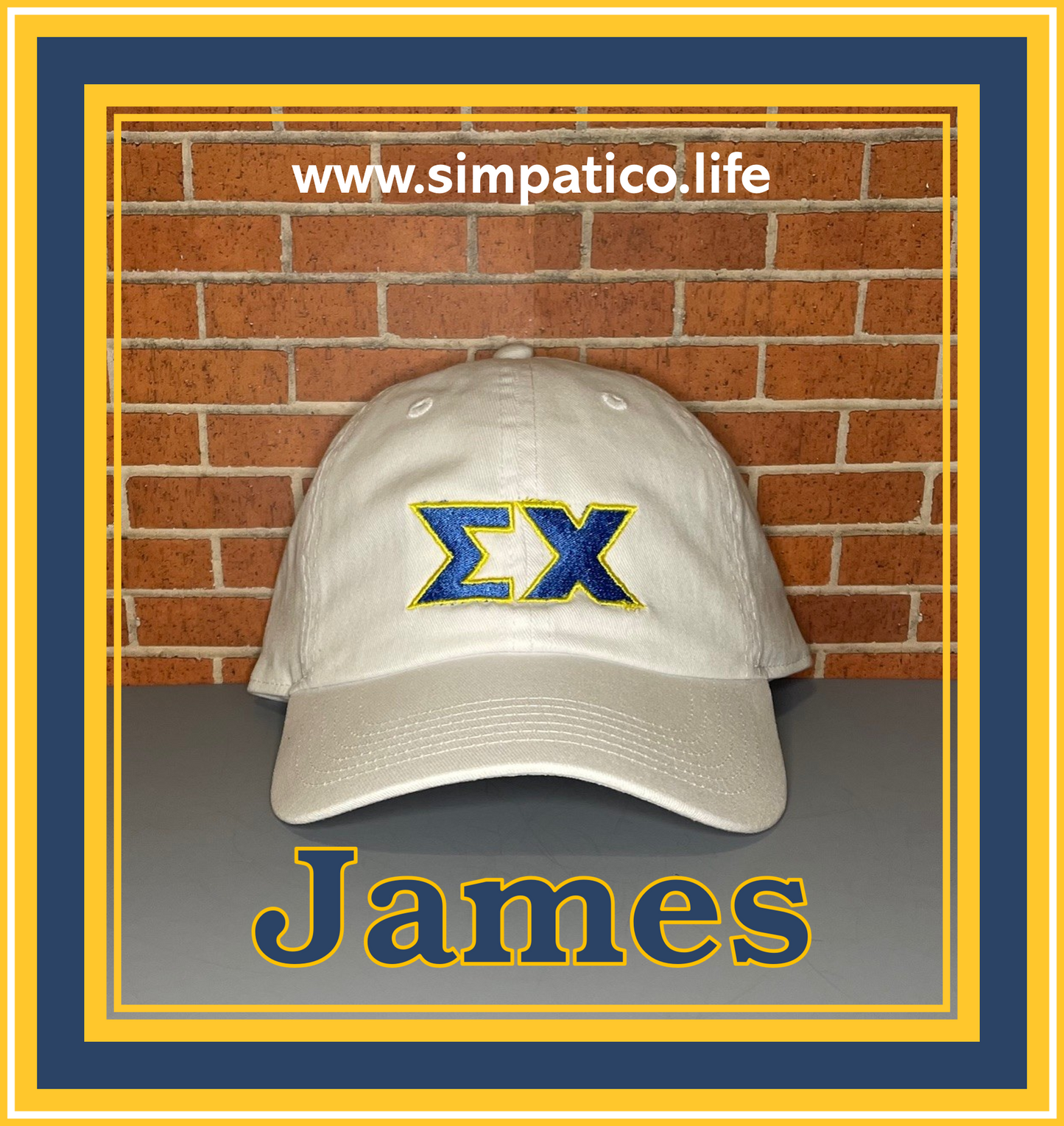 The James - Unconstructed Hat White