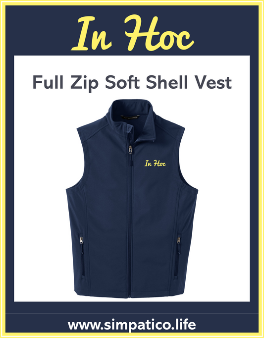 In Hoc Full Zip Soft Shell Vest