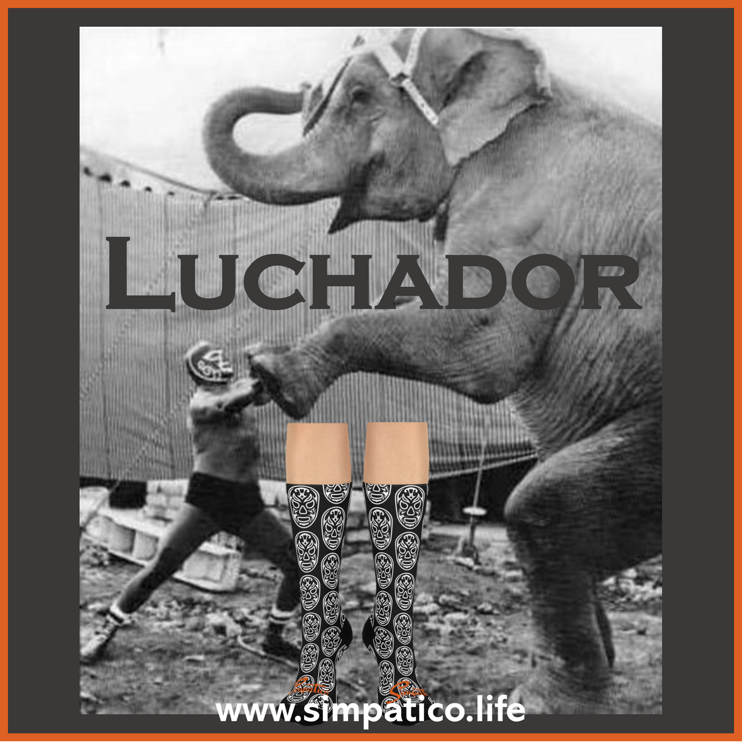 Luchador - Cushioned Crew Socks