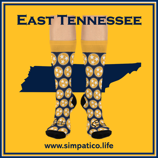 East Tennessee - Cushioned Crew Socks