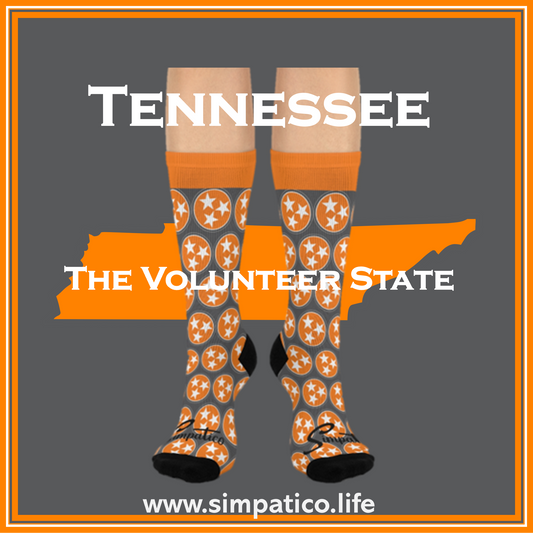 Knoxville, Tennessee - Cushioned Crew Socks