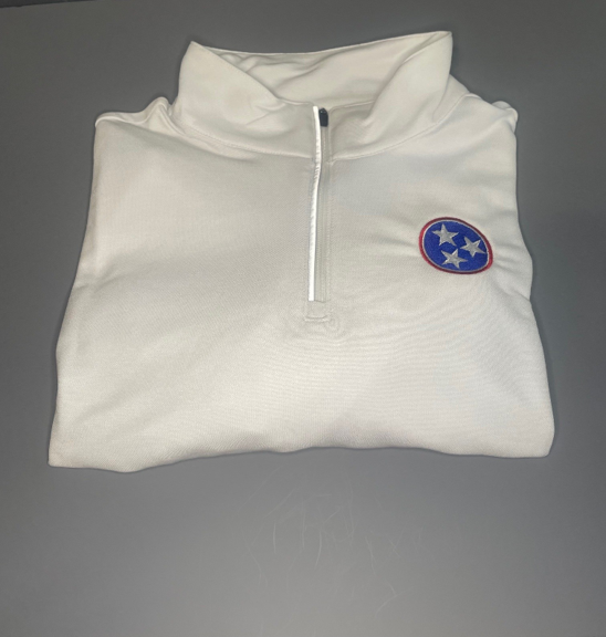Tennessee RWB Pique Quarter Zip Embroidered
