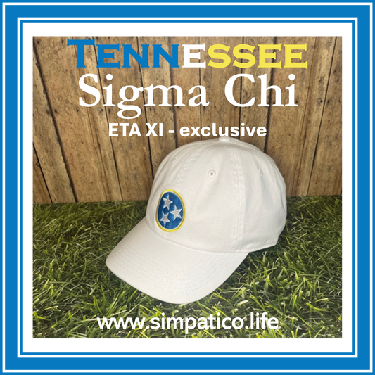 Tennessee Sigma Chi - Eta Xi Exclusive - Adjustable Unconstructed Hat